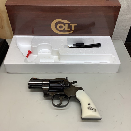 タナカ COLT PYTHON 357 MAGNUM SNAKE EYE ガスガン ASGK刻印あり