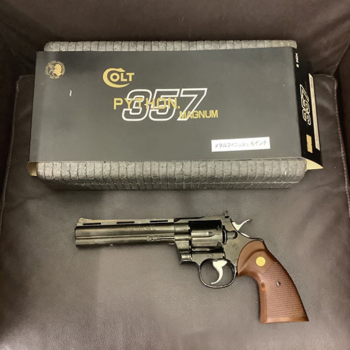 タナカ Colt Python 357Magnum 6インチ メタルフィニッシュ